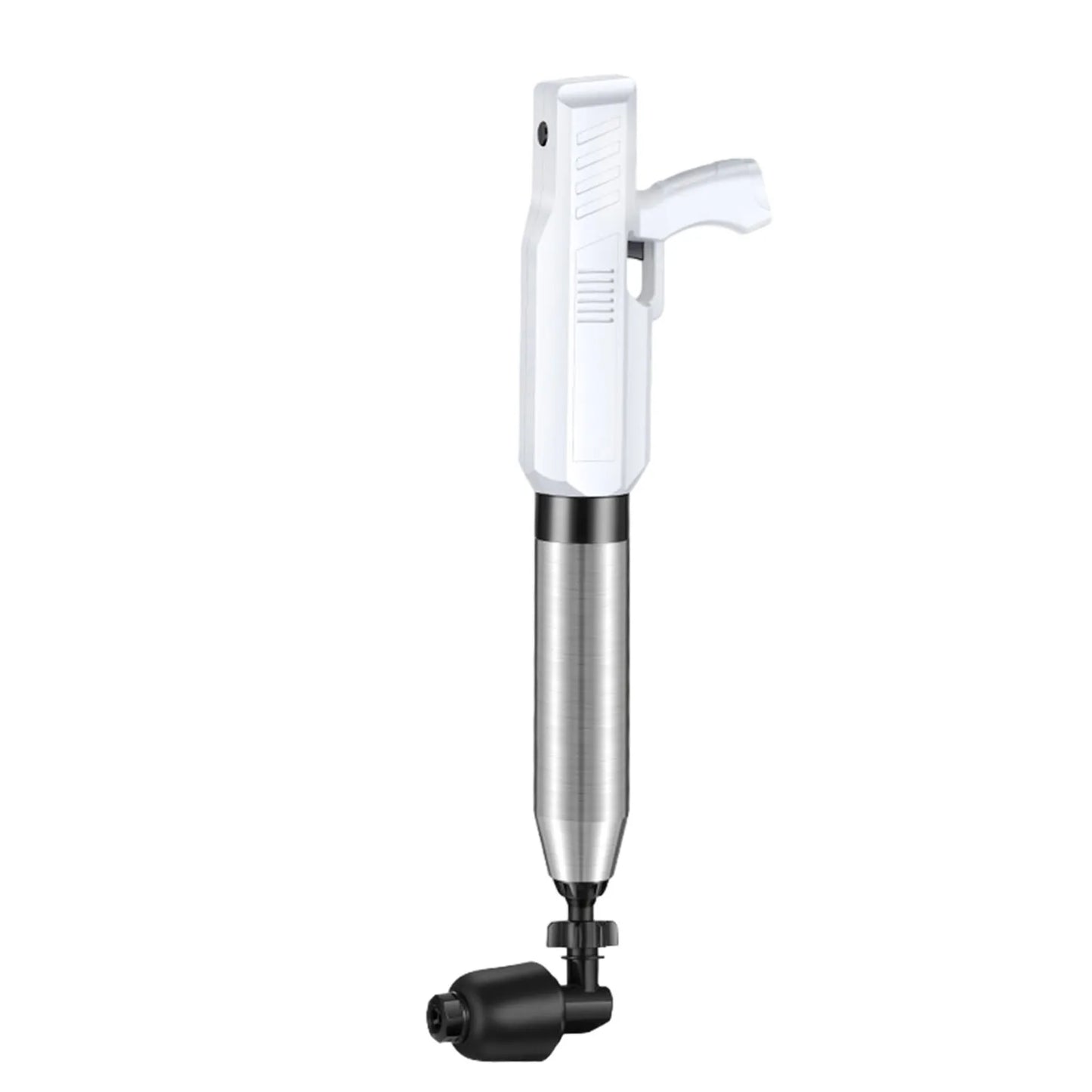 Powerful Electric Toilet Plunger Shock Wave Unblocker Anti-Splash Sewer Drain Pneumatic Pipe Dredging Tool For Blocking Unblock Peaceful Pleasures Health and Wellness White
