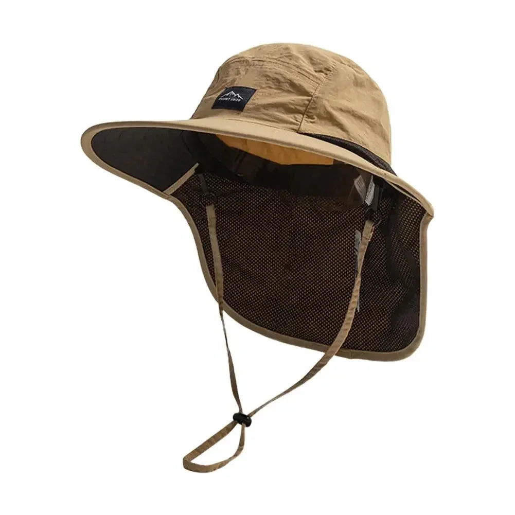 Unisex UV Protection Fisherman Hat | Neck Flap, Quick-Dry