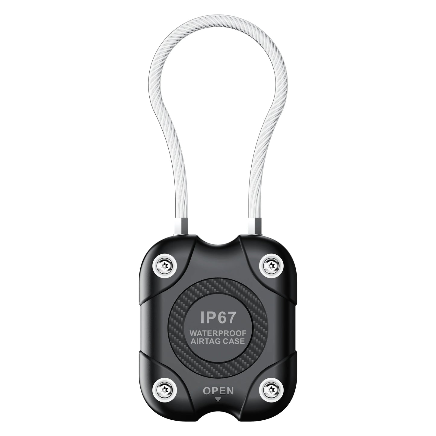 AirTag Waterproof Case with Steel Wire Cable | IP67 Protection