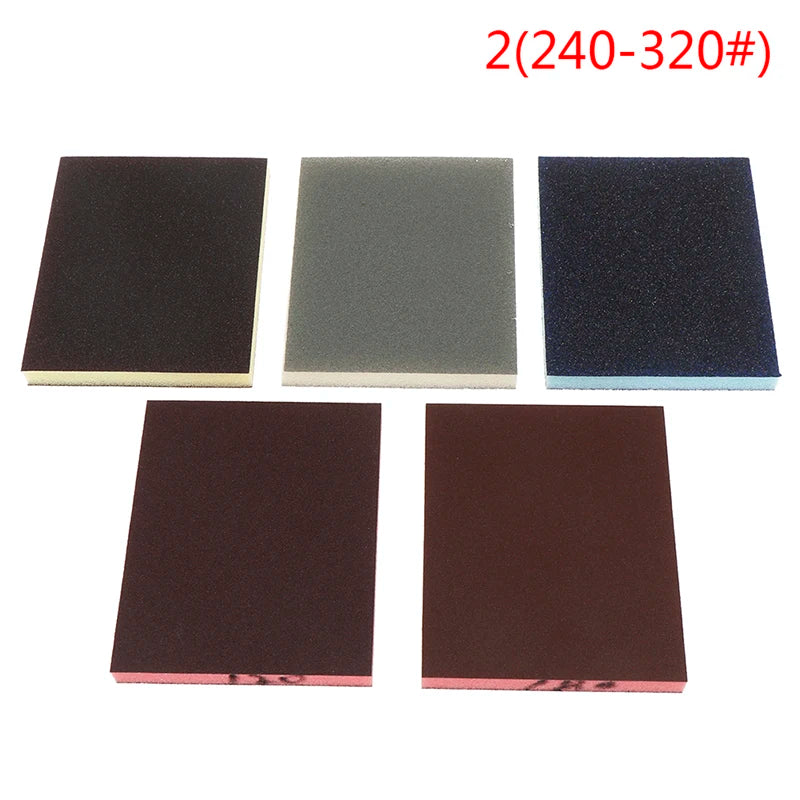 2-Pack Sanding Sponge Block Pads | Abrasive Polishing Set