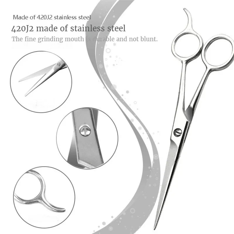 Hairdressing Barber Hair Scissor for Professional Hairdressers Barbers Stainless Steel Hair Cutting Shears For Salon Barbers Peaceful Pleasures Health and Wellness
