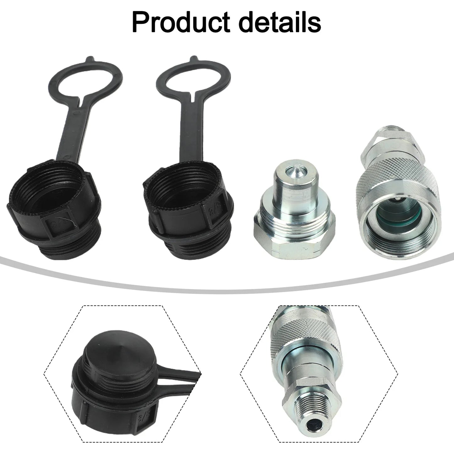 NPT 3 Hydraulic Quick Coupler Intended Jacks Cylinders Rams Built