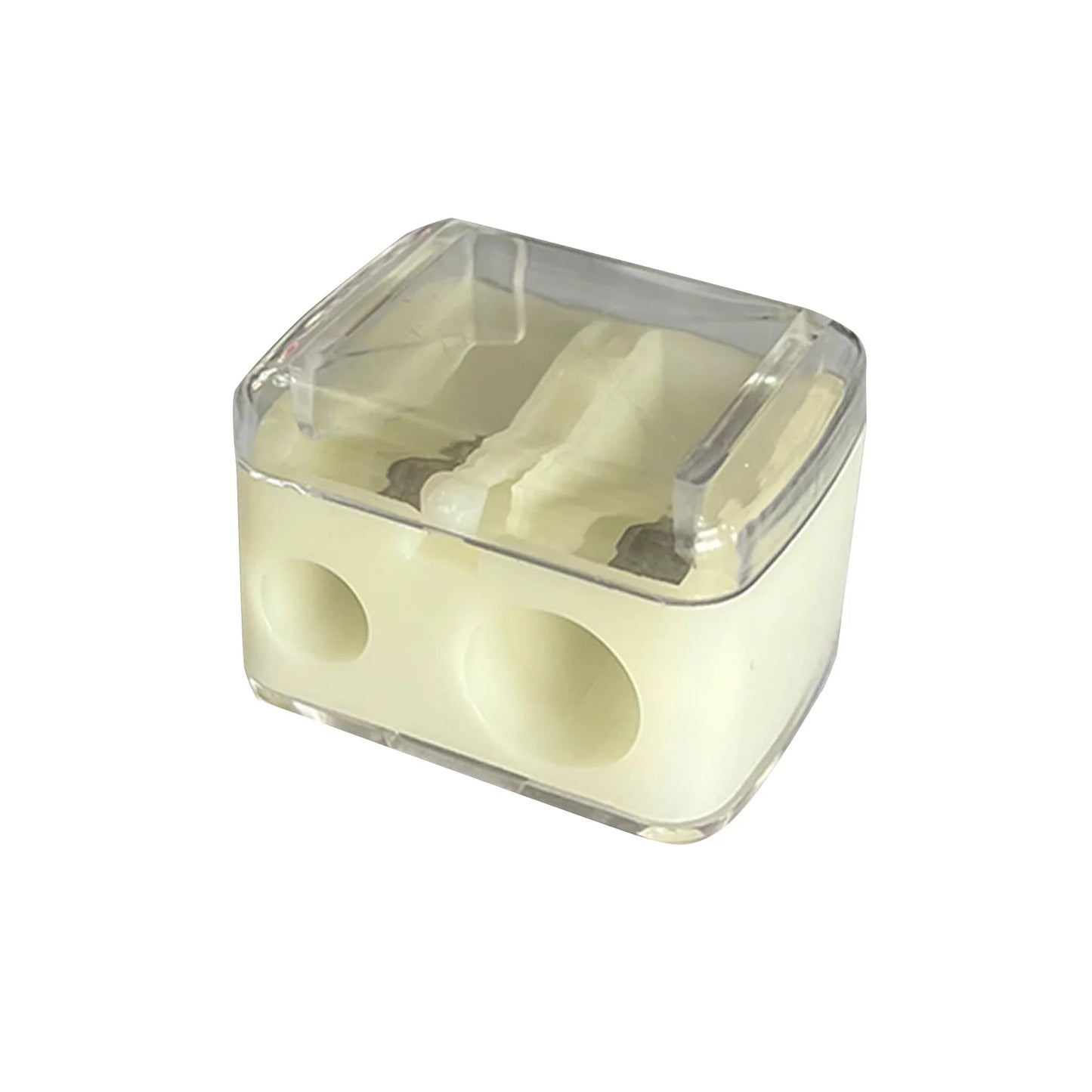 2-in-1 Double Hole Makeup Pencil Sharpener – Eyebrow & Liner
