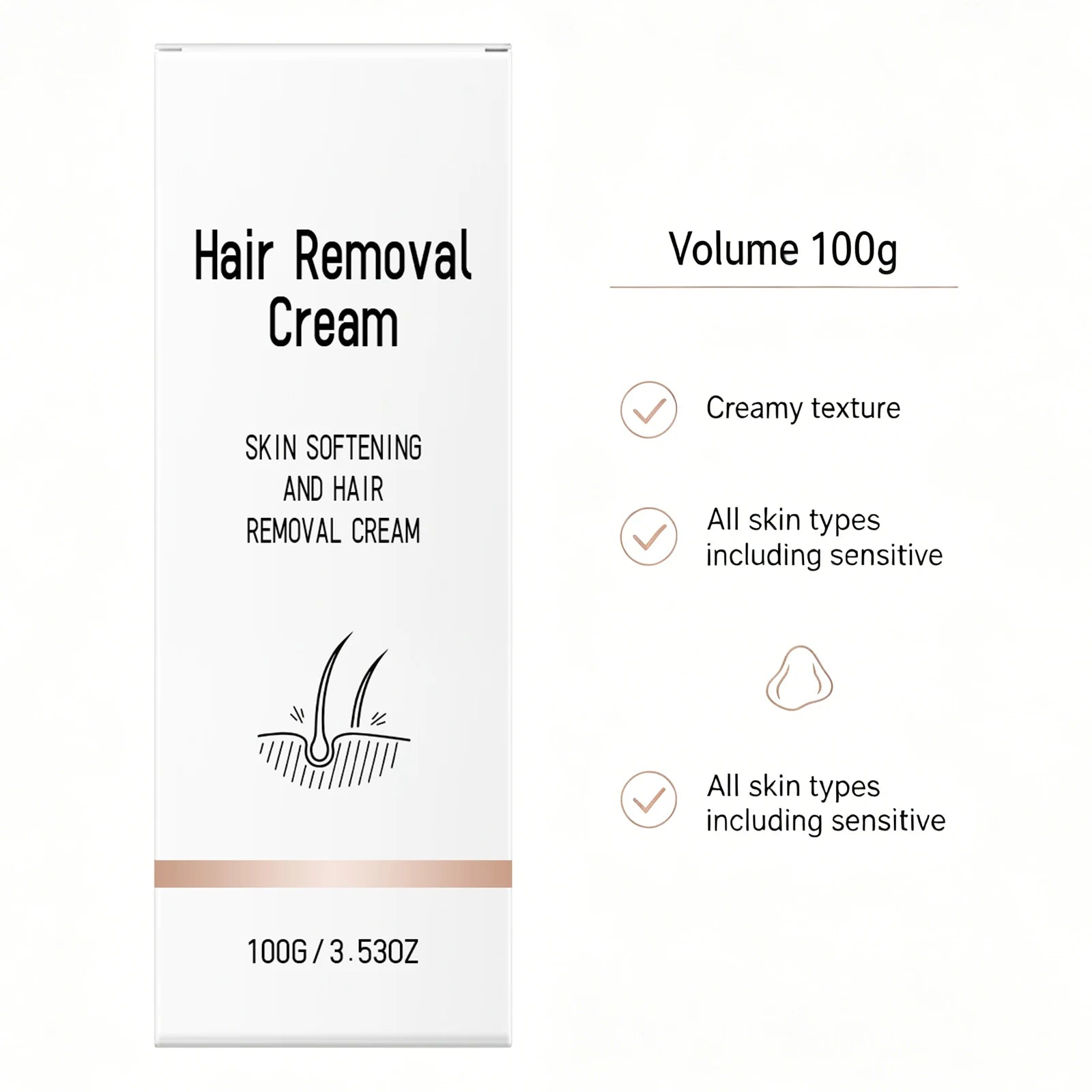 Hair Removal Cream for Body Face Legs Armpits Gentle Depilatory Inhibitor for Men Woman Avocado Moisturizing Hair Removal Cream Peaceful Pleasures Health and Wellness