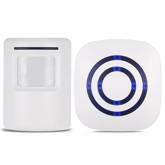 KKMOON Wireless PIR Motion Sensor Doorbell | 38 Chimes, 100m Wireless Doorbell Peaceful Pleasures Health and Wellness Default Title