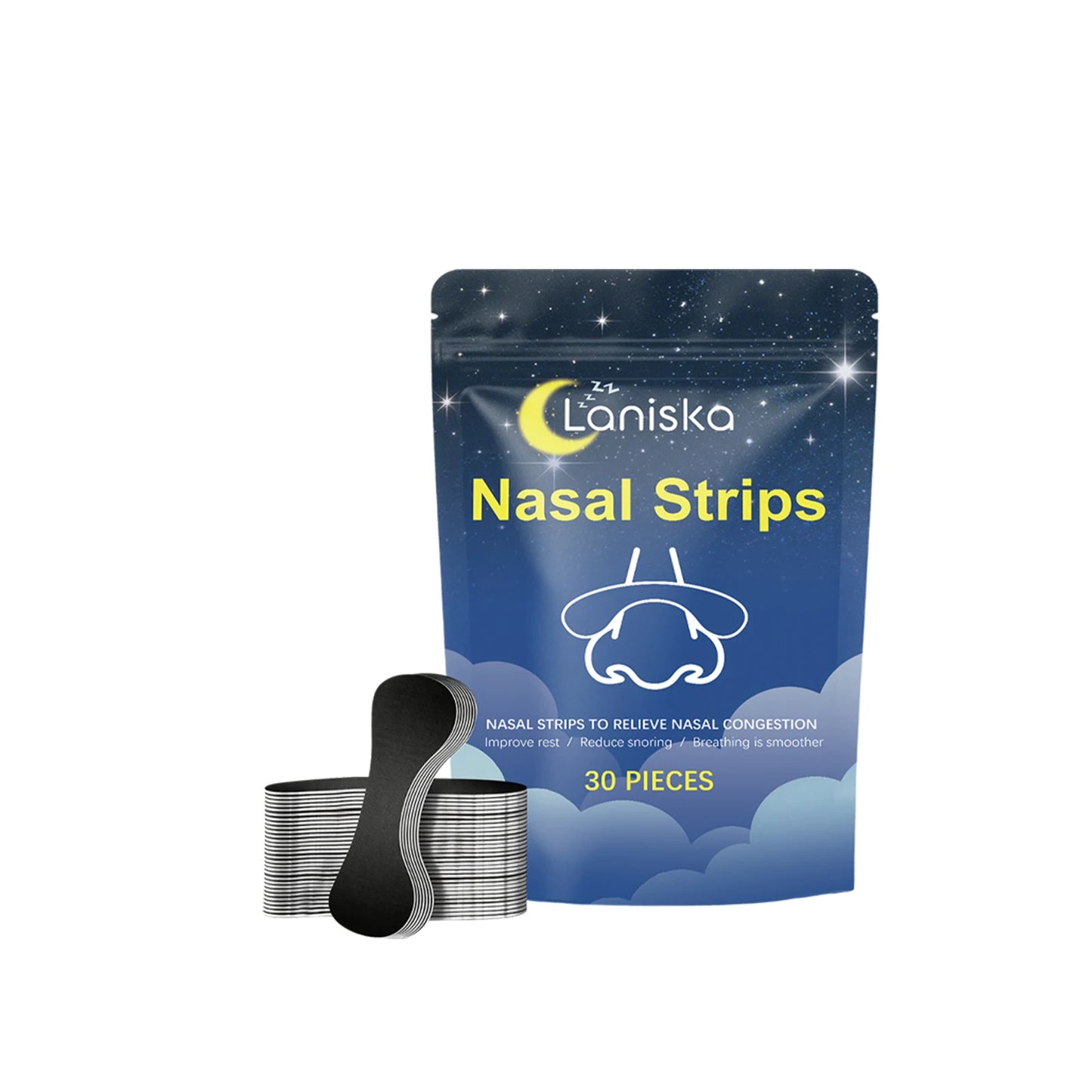 Nasal Strips for Nighttime Breathing | Gentle, Unisex & Daily Use
