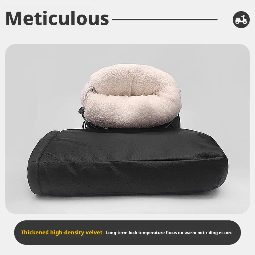 Motorcycle Handlebar Muffs – Waterproof Winter Thermal Mitts Handlebar Muffs Peaceful Pleasures Health and Wellness