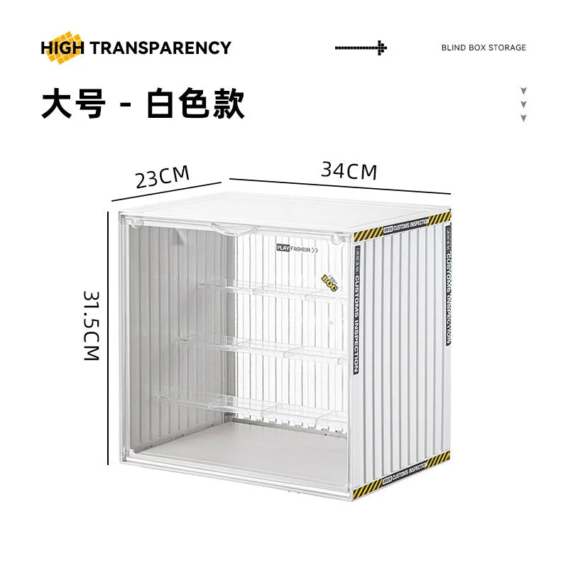 Large Collectible Figure Display Case – Dust-Proof Organizer Box