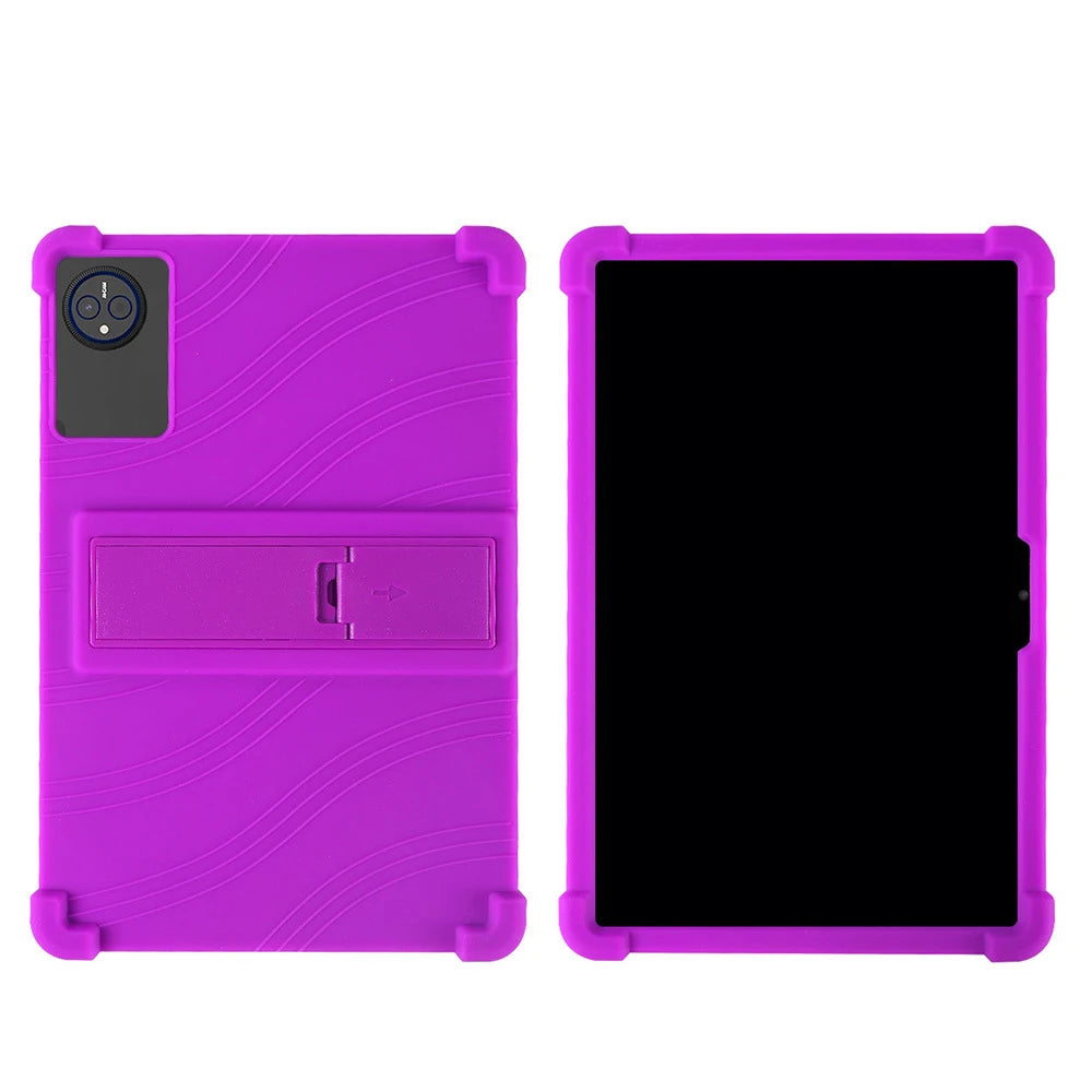 For HEADWOLF WPad7 Tablet Model Case Shockproof Cover 10.95 Inch Soft All-Inclusive Drop-Proof Protective Case Peaceful Pleasures Health and Wellness PURPLE