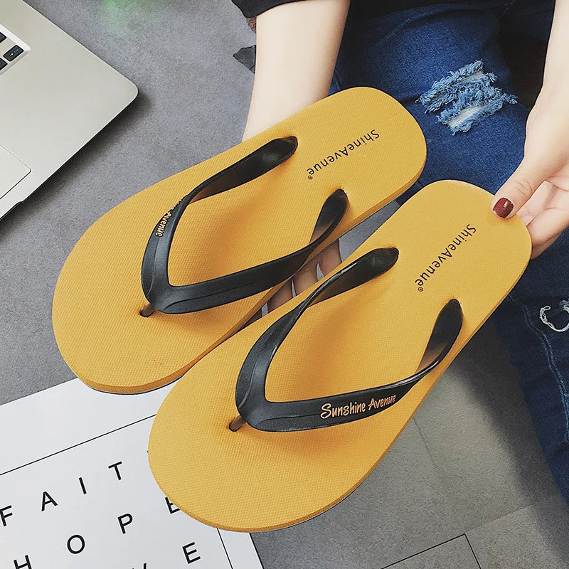 Men's Non-Slip EVA Flip Flop Slippers | Indoor & Outdoor Men's Flip Flop Slippers Peaceful Pleasures Health and Wellness D 44-45