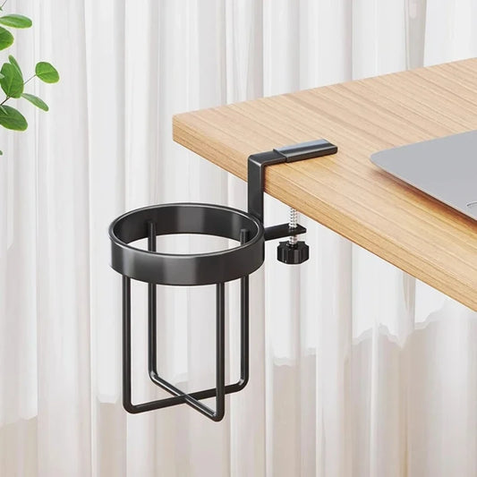 Wall Mount Desk Mug Holder Coffee Rack Adjustable Thickness Mug Holder Depth Office Desk Organizer Room Accessories Home Items Peaceful Pleasures Health and Wellness
