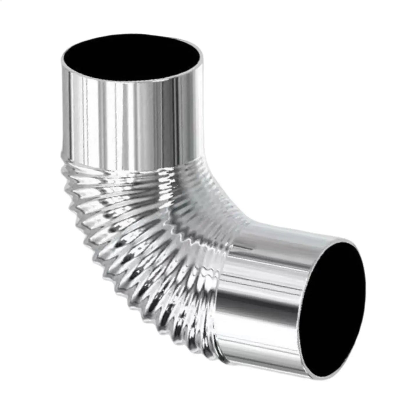 90 Degree Stove Pipe Elbow Stainless Steel Chimney Connector For Wood Stove Fireplace Heat Resistant Outdoor Camping & Garden Peaceful Pleasures Health and Wellness
