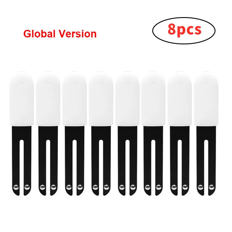 HHCC Flower Monitor Flora Garden Care Plant Grass Soil Water Fertility Smart Tester Sensor Flower Gardening Detector For Xiaomi Peaceful Pleasures Health and Wellness White 8pcs