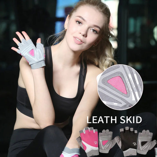 1 Pair Unisex Sports Gloves, Half Finger Fitness Gloves, Non-Slip Outdoor Riding & Fishing Gloves Peaceful Pleasures Health and Wellness