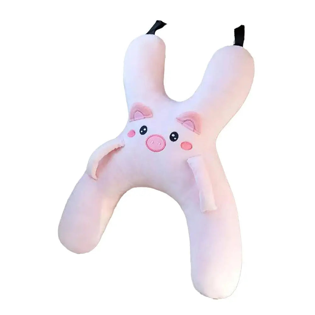 Kids Car Neck Pillow – Cute Cartoon Head & Neck Support