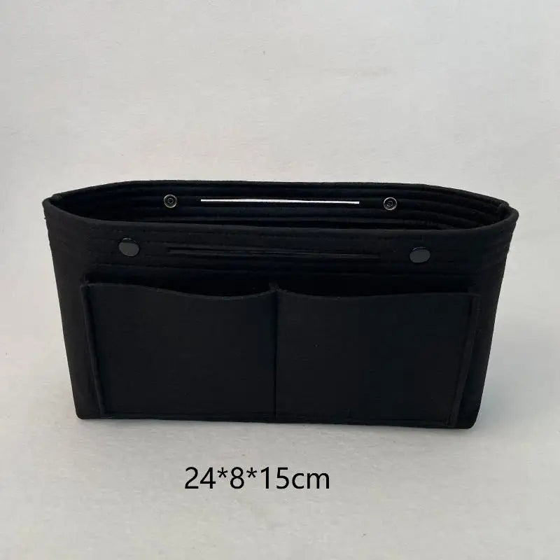 Felt Insert Bag Organizer | Multi-Pocket Travel Cosmetic Tote