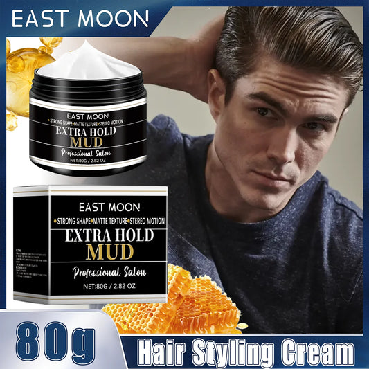 East Moon Men's Hair & Beard Styling Wax – Strong Matte Hold Hair Styling Wax Peaceful Pleasures Health and Wellness