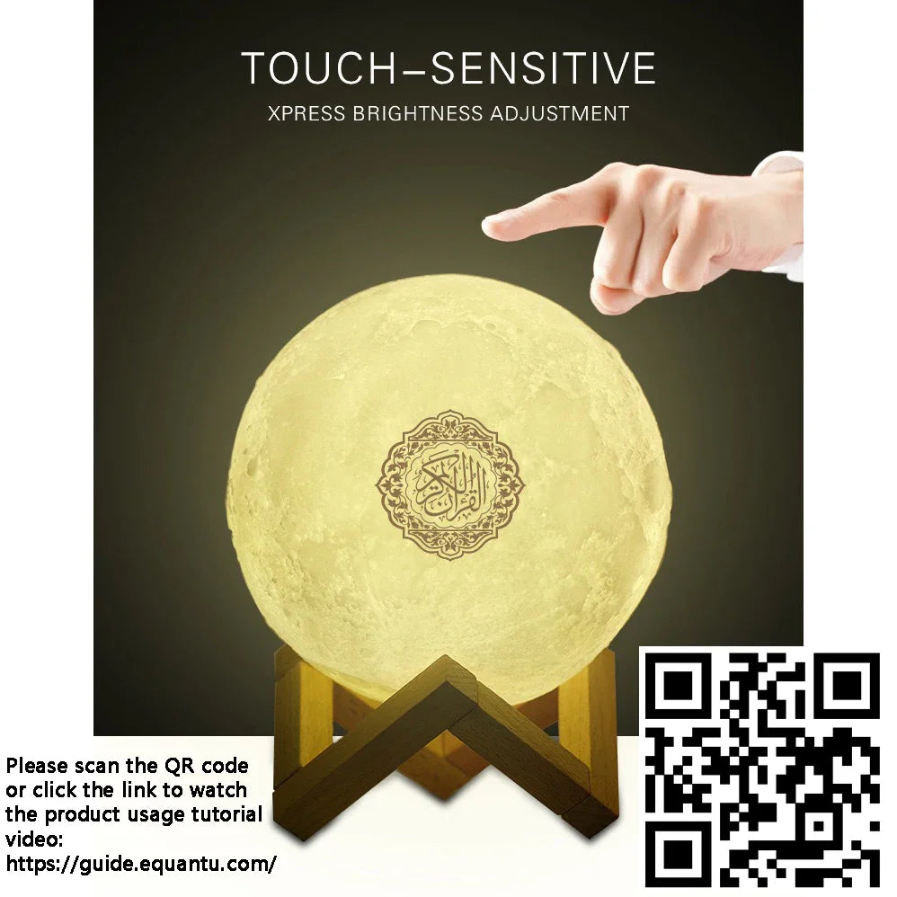 Islamic Quran Azan Bluetooth Speaker & Night Light Lamp