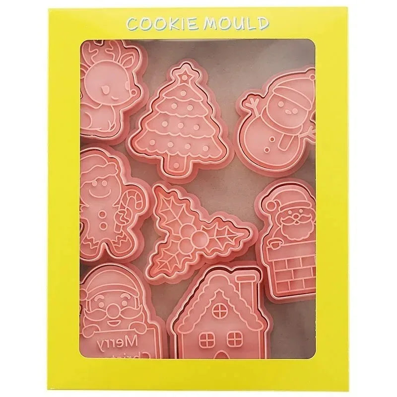 Christmas Cookie Cutter Set – Gingerbread, Santa & More | 6 Shapes