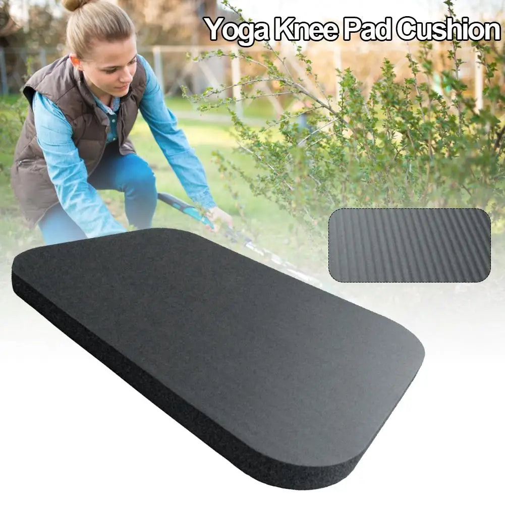15mm Extra Thick Yoga Knee Pad, Non-Slip Barefoot Exercise Mat, Sponge Cushion for Home Workouts Gardening Floor Protection Peaceful Pleasures Health and Wellness