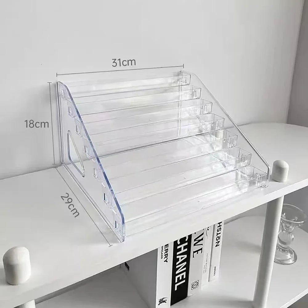 Clear Acrylic Makeup & Jewelry Organizer – Desktop Storage Box