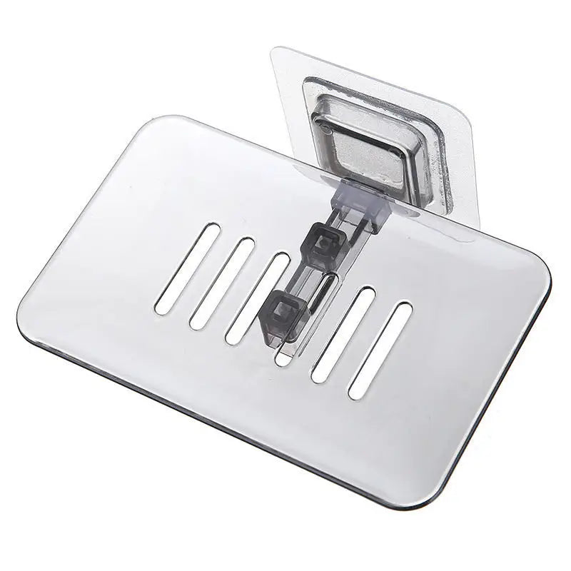 No-Drill Wall Mounted Double Layer Soap Dish | Self-Adhesive