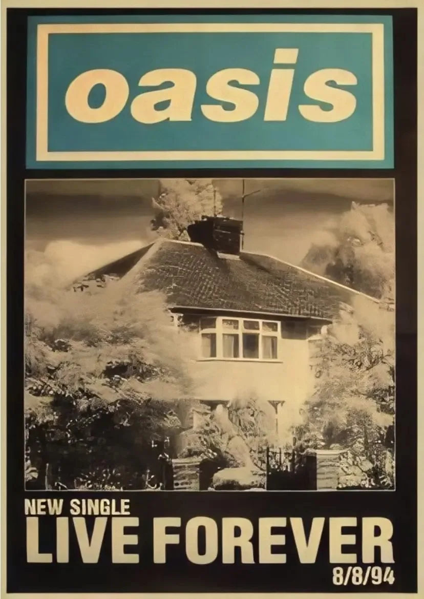 Canvas Painting Classic O-Oasis Band Music Cover Story Morning Glory Heathen Chemistry Poster Wall Prints Picture Home Decor Peaceful Pleasures Health and Wellness 17 20x30cm Unframed