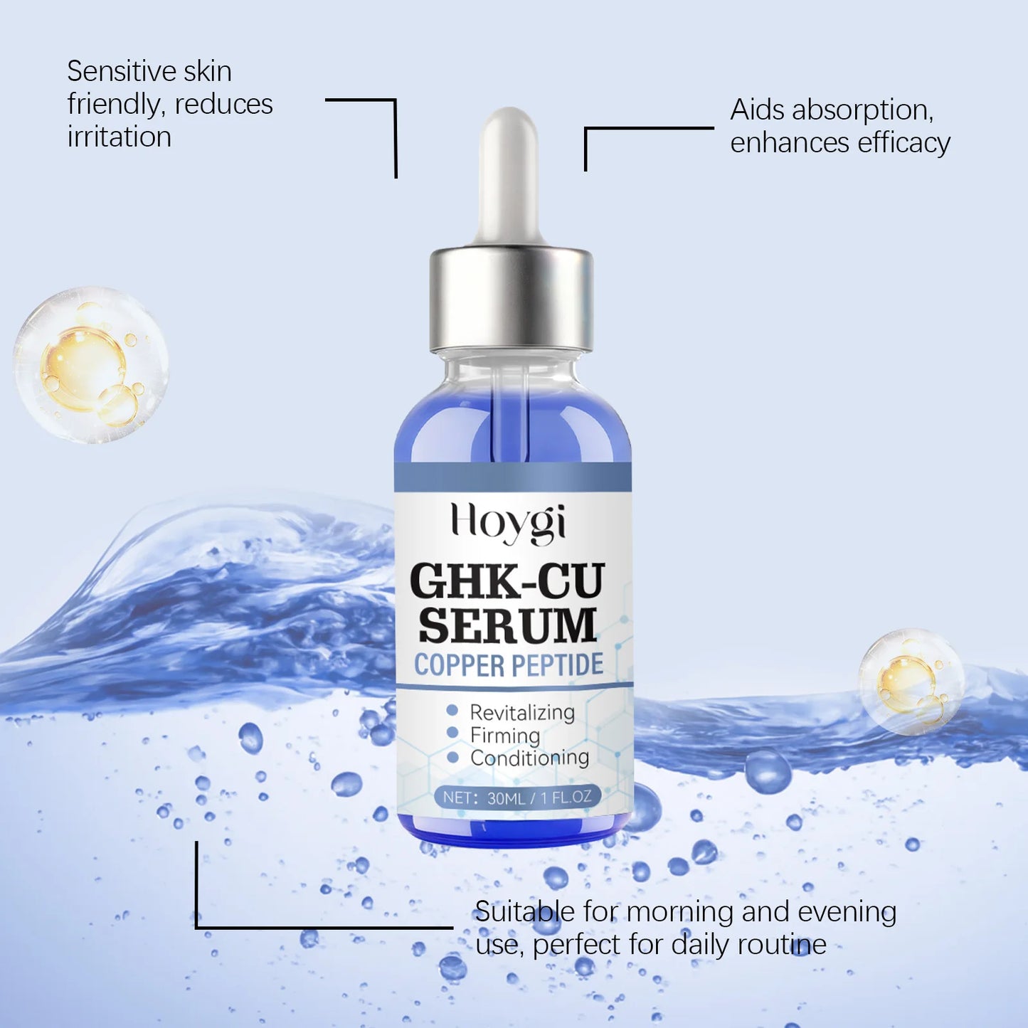 Copper Peptide Anti-Aging Face Serum – Firming & Hydrating