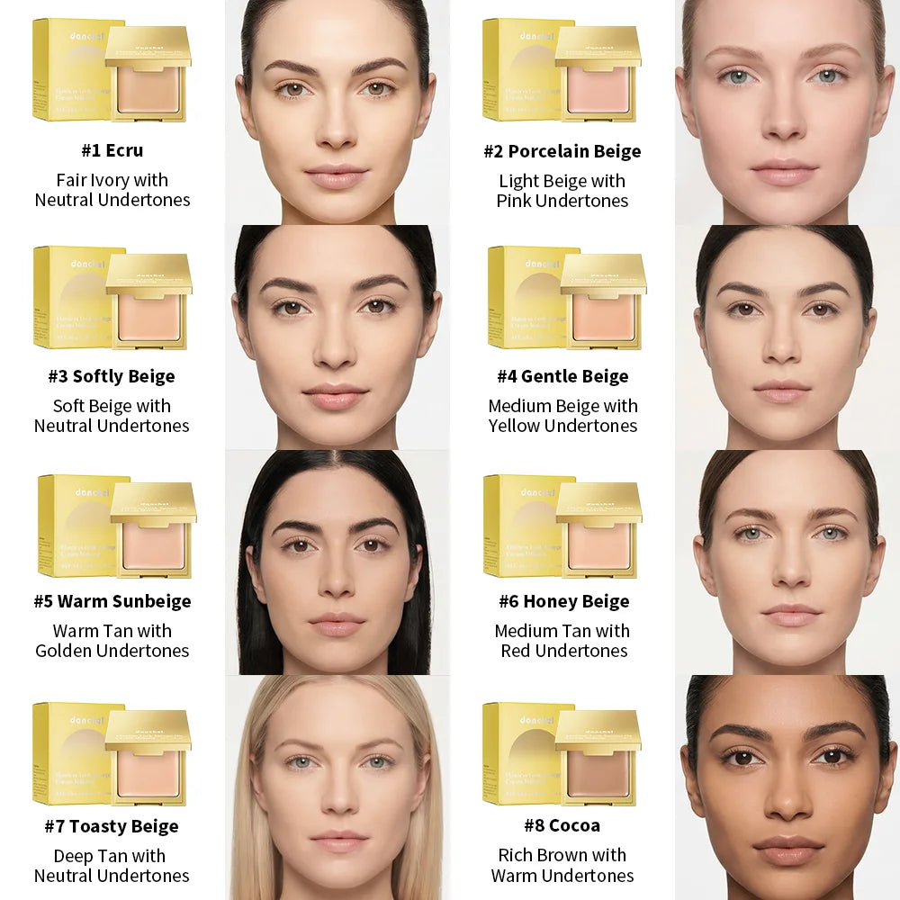 Flawless Finish Cream Foundation Sponge‑On Medium‑to‑Full Coverage Oil Control Breathable Long Lasting Concealer Makeup Peaceful Pleasures Health and Wellness