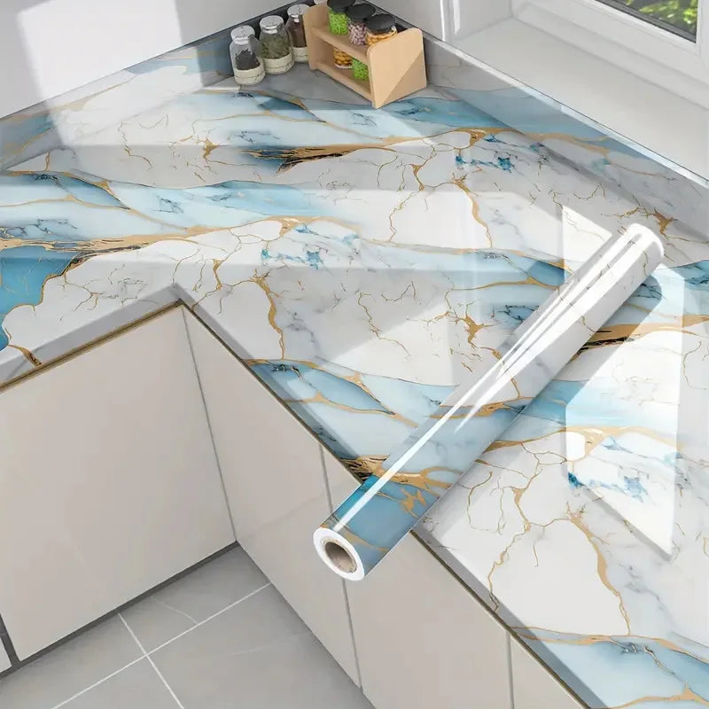 Patterned wallpaper gilt marble home decoration building materials background wall Gilt marble wallpaper Peaceful Pleasures Health and Wellness