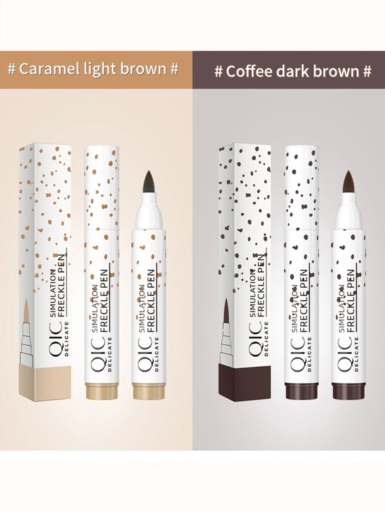 QIC Freckle Pen – Waterproof Natural Dot Spot Makeup Tool