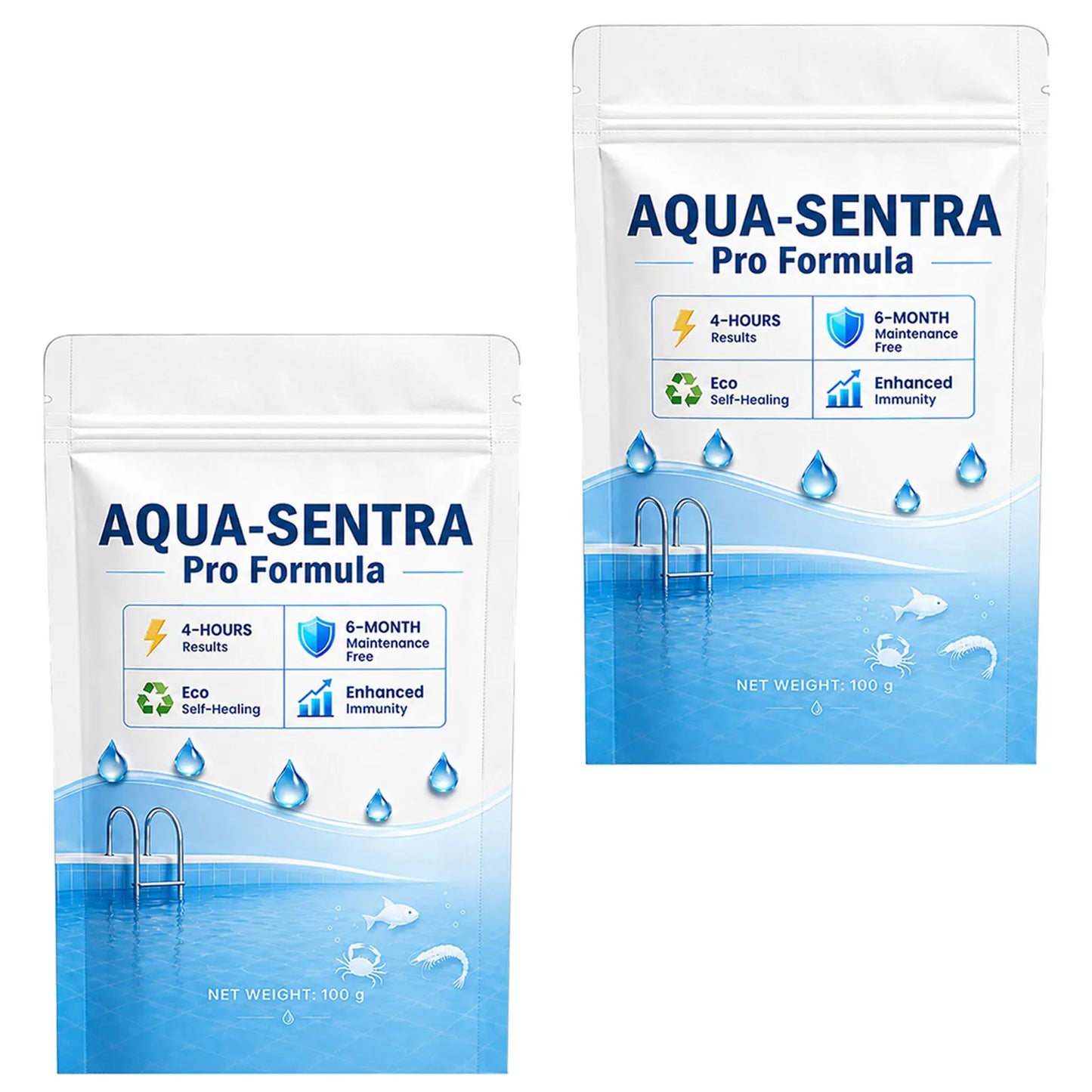Water Clarification Powder,Fish Tank Cleaning And Care Powder,Pools/Aquarium/Fish Tank/Care Powder,Long-Lasting Clarity Odor Peaceful Pleasures Health and Wellness 2pcs