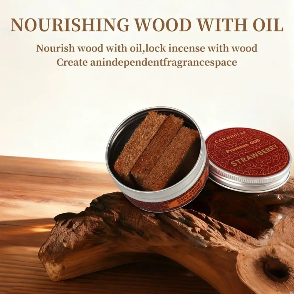 Solid Wood Car Air Freshener | 9 Scents, Long-Lasting Fragrance