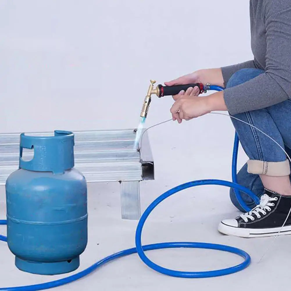 2.5m Flame Welding Torch Copper Aluminum Soldering Tool Liquefied Propane Gas Torch For Precious Metal Melting Gas Torch Blower Peaceful Pleasures Health and Wellness