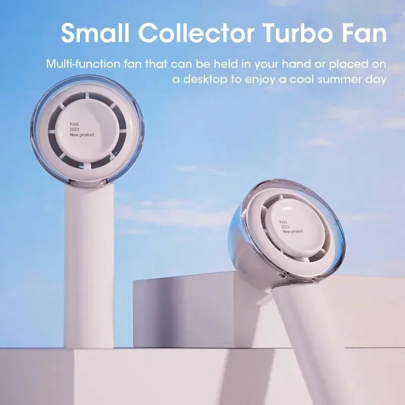 Mini Handheld Fan USB Rechargeable Portable Ventilation Air Cooler For Outdoor Travel Desk Peaceful Pleasures Health and Wellness