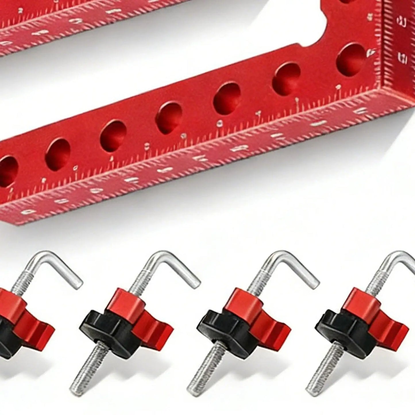90° Aluminum Corner Clamps for Woodworking – 4-Piece Kit