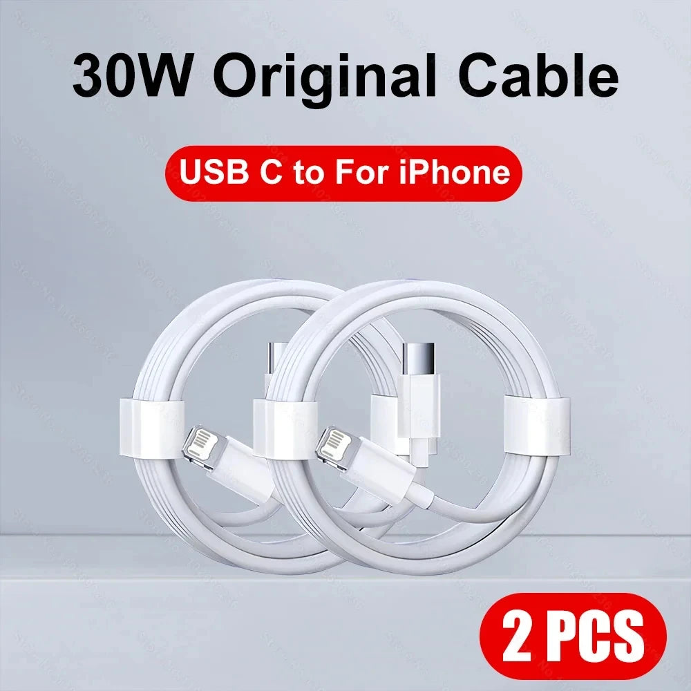 PD 20W Fast Charging Cable for iPhone 11 12 13 14 – 1M & 2M