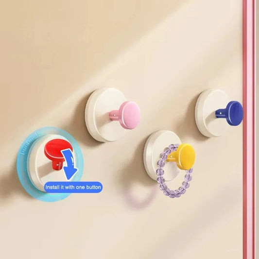 No-Drill Foldable Suction Cup Hook – Wall Towel Hanger Suction Cup Hook Peaceful Pleasures Health and Wellness