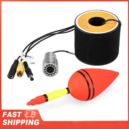 12 LED Night Vision Waterproof Fish Shape Boat Ice Fishing Camera Peaceful Pleasures Health and Wellness