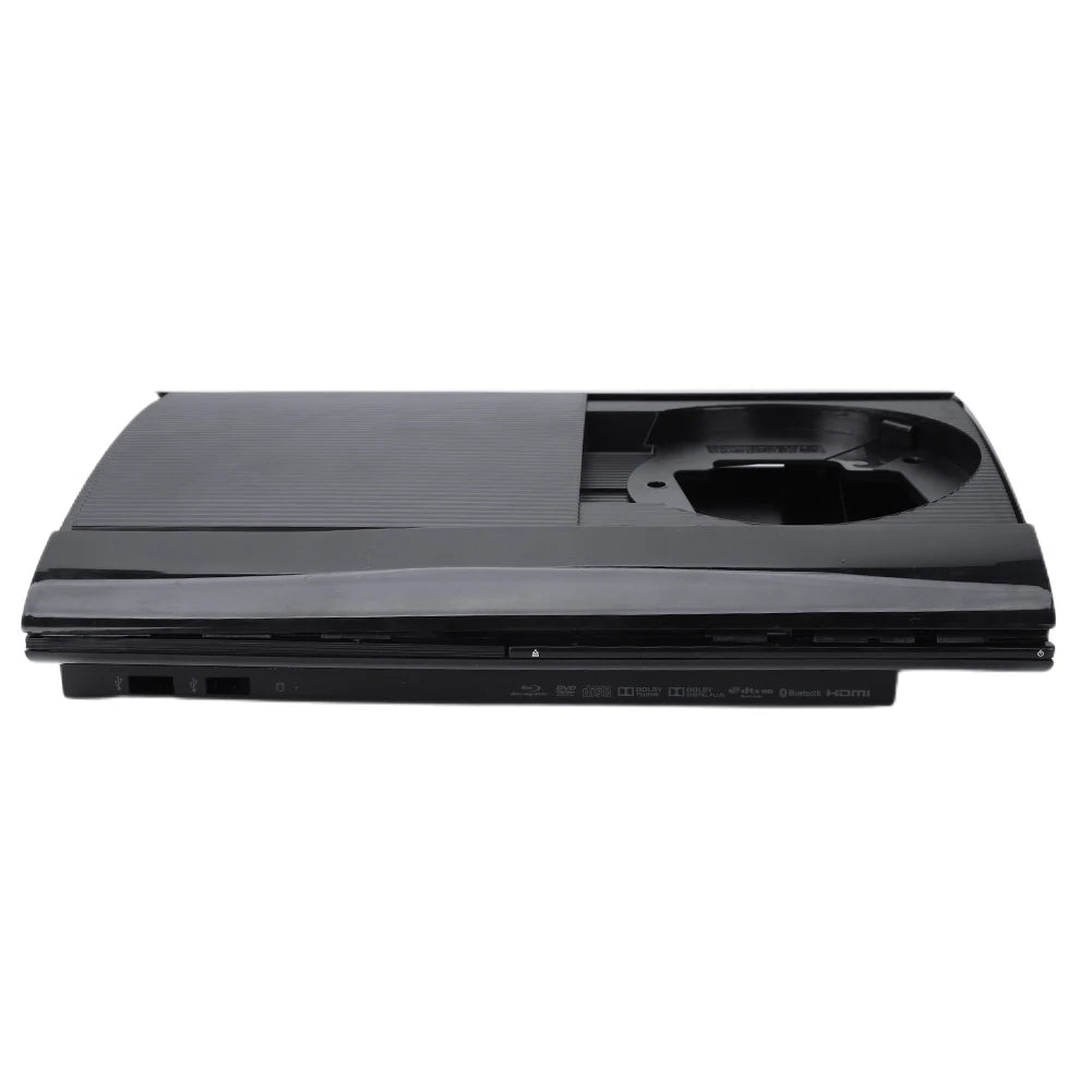 Complete Game Console Case Full Kit Gaming Accessories Black with Screws Console Faceplate Cover for PS3 Super Slim 4K 4000 Peaceful Pleasures Health and Wellness