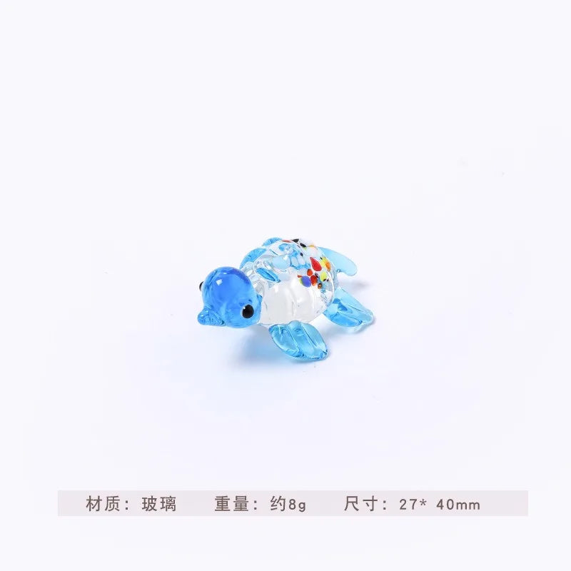 Attractive Miniature Handicraft Long Lasting Miniature Decor Adorable Decorative Wear-resistant Glass Mini Figures Home Decor Peaceful Pleasures Health and Wellness