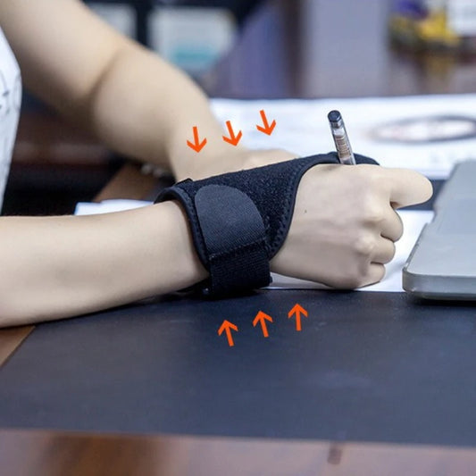 Thumb & Wrist Support Brace with Aluminum Splint | Knit Guard Wrist & Thumb Brace Peaceful Pleasures Health and Wellness