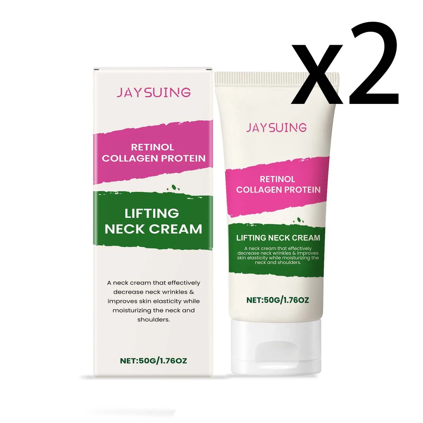 Jaysuing Retinol Neck Firming Cream | Collagen Anti-Aging 50g
