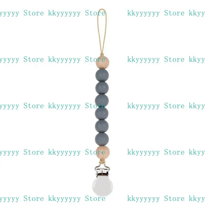 Baby Beaded Pacifier Clip Silicone Chain Soother Teether Holder