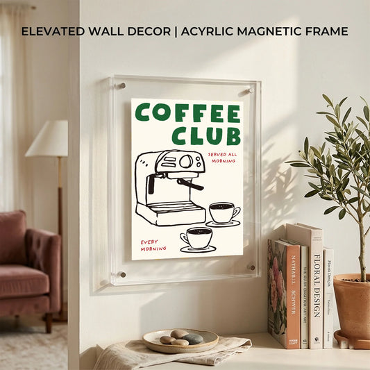 Acrylic Photo Frame Square & Rectangle | Wall Décor Picture Frame Acrylic Picture Frame Peaceful Pleasures Health and Wellness G3430- Framed 16x21cm