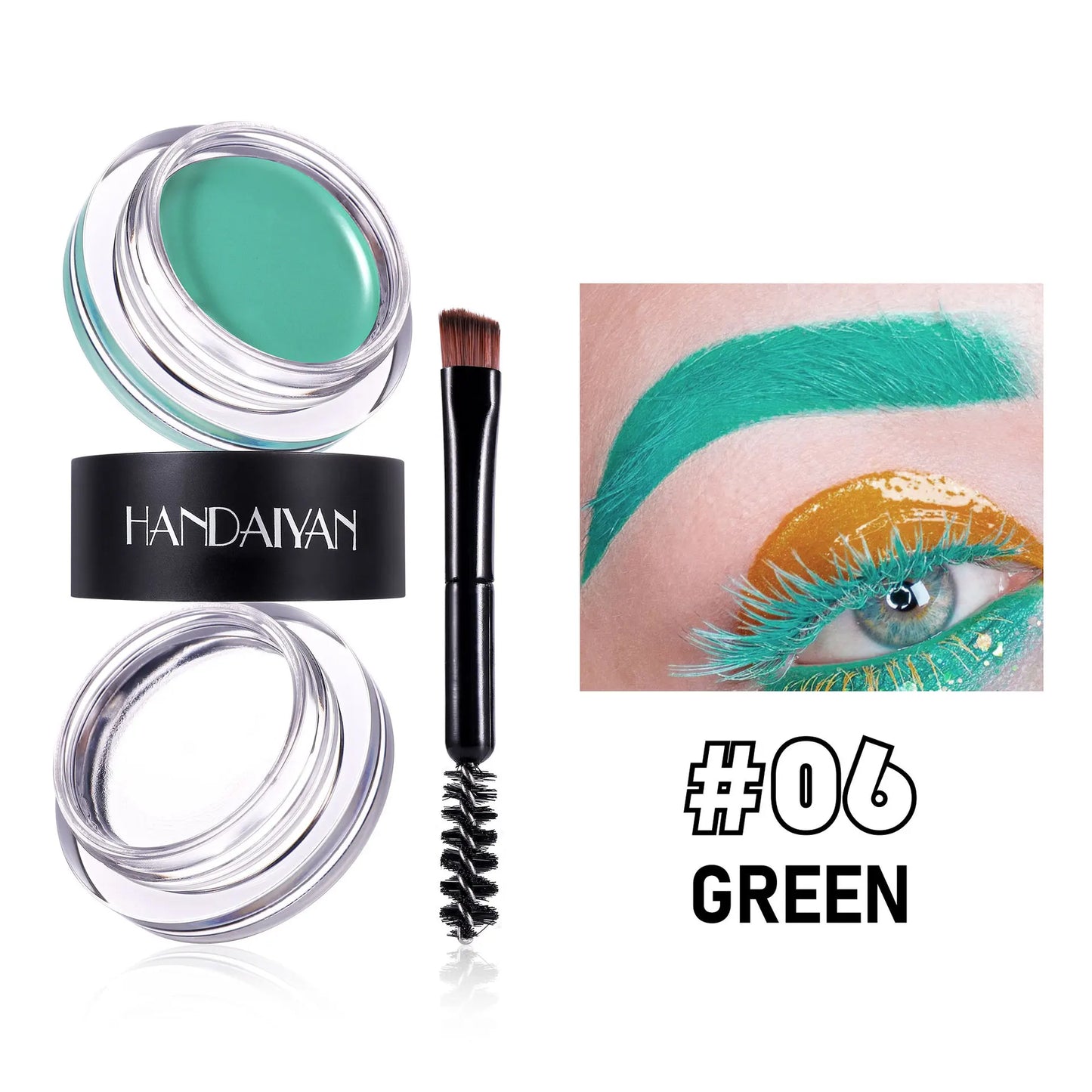 Handaiyan 2-in-1 Waterproof Eyebrow Wax & Tint Pomade | 3D Brows
