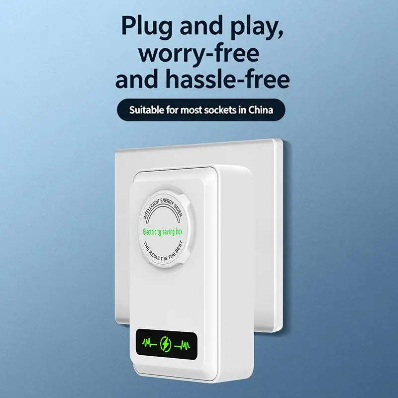 US/EU Plug Adapter 90V-250V For Office Kitchen Power Saver Portable Electricity US Energy Saver Smart Saving Box Safe Household Peaceful Pleasures Health and Wellness