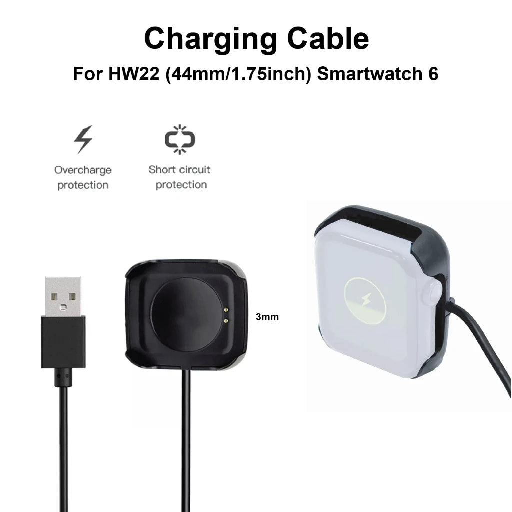 USB Smart Watch Charger Cable – i8 Pro Max, HW22 & More Peaceful Pleasures Health and Wellness