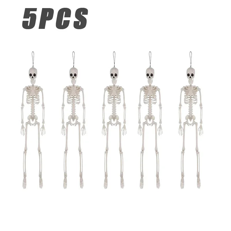 40cm Movable Skeleton Halloween Decoration – Hang or Stand