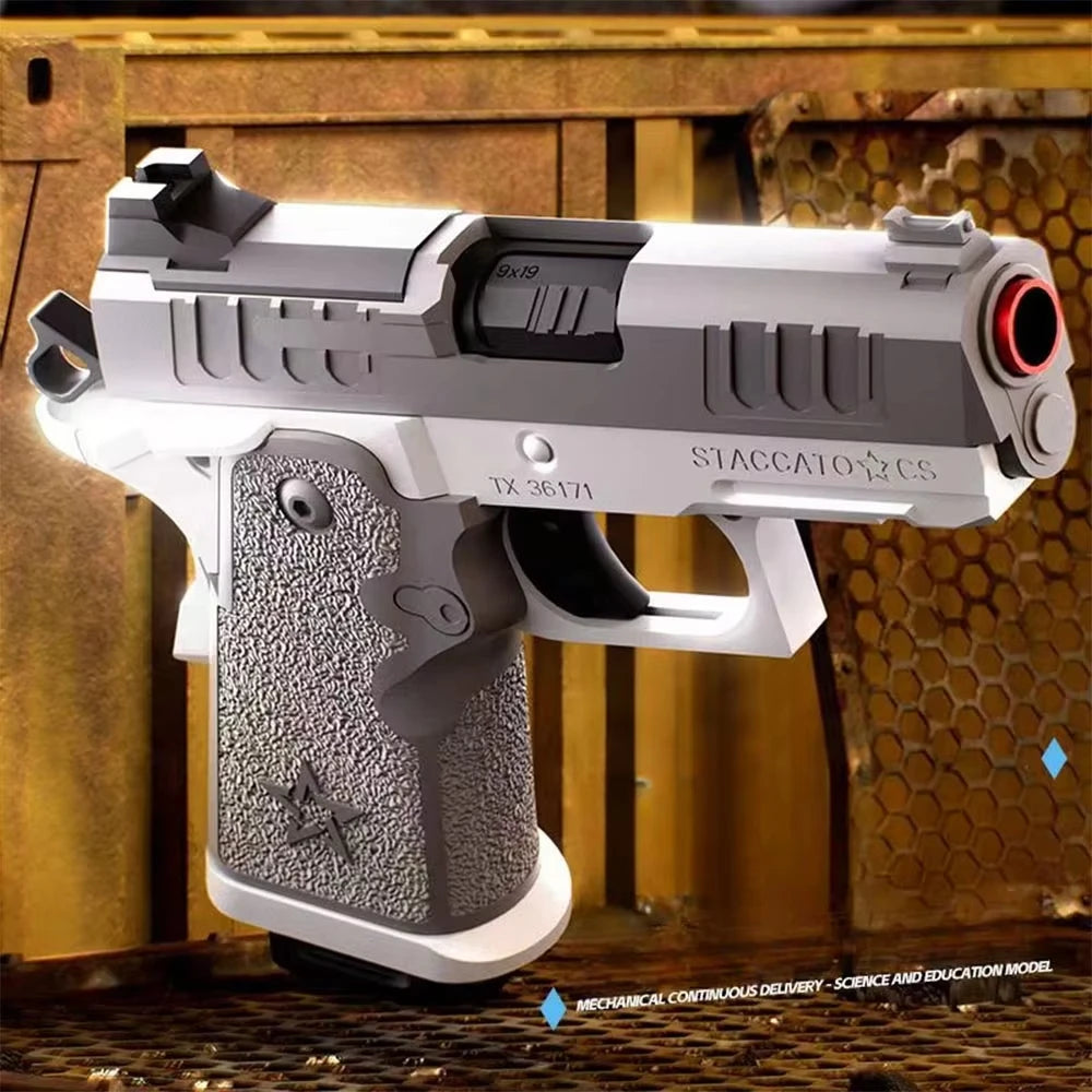 Soft Bullet Toy Gun 2011 with Blowback Shell Throwing Continuous Firing Outdoor Sports Shooting Games for Children Peaceful Pleasures Health and Wellness